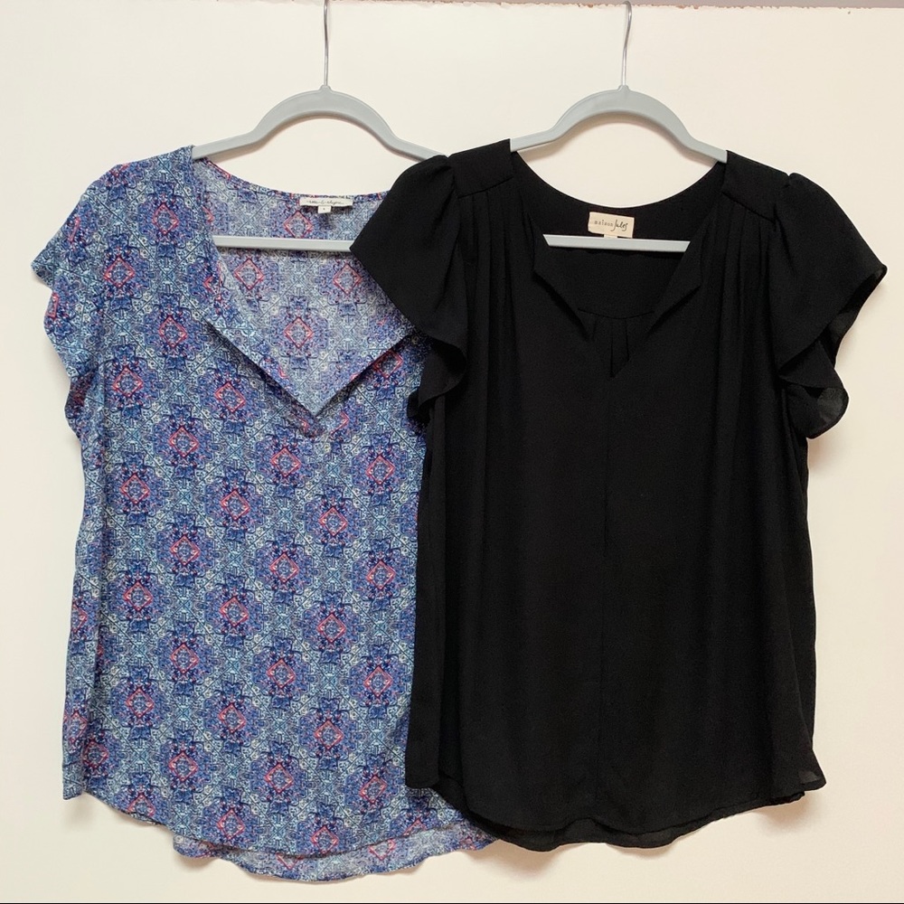 Rose&Rhyme & Maison Jules Blouses Size Large